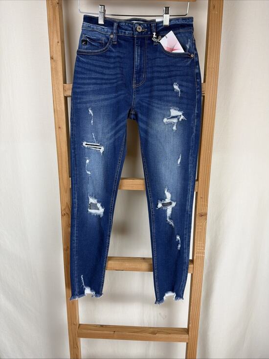 SkinnyJeans Pants - NWT Kancan Blue High-Rise Ankle Skinny Jeans 25 #0798
